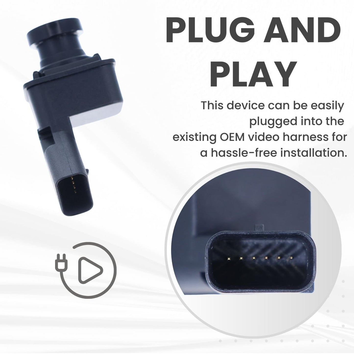 Backup Camera Replaces for 2021 2022 2023 2024 Ford Bronco Sport OE Part # M1PZ19G490A M1PZ-19G490-A