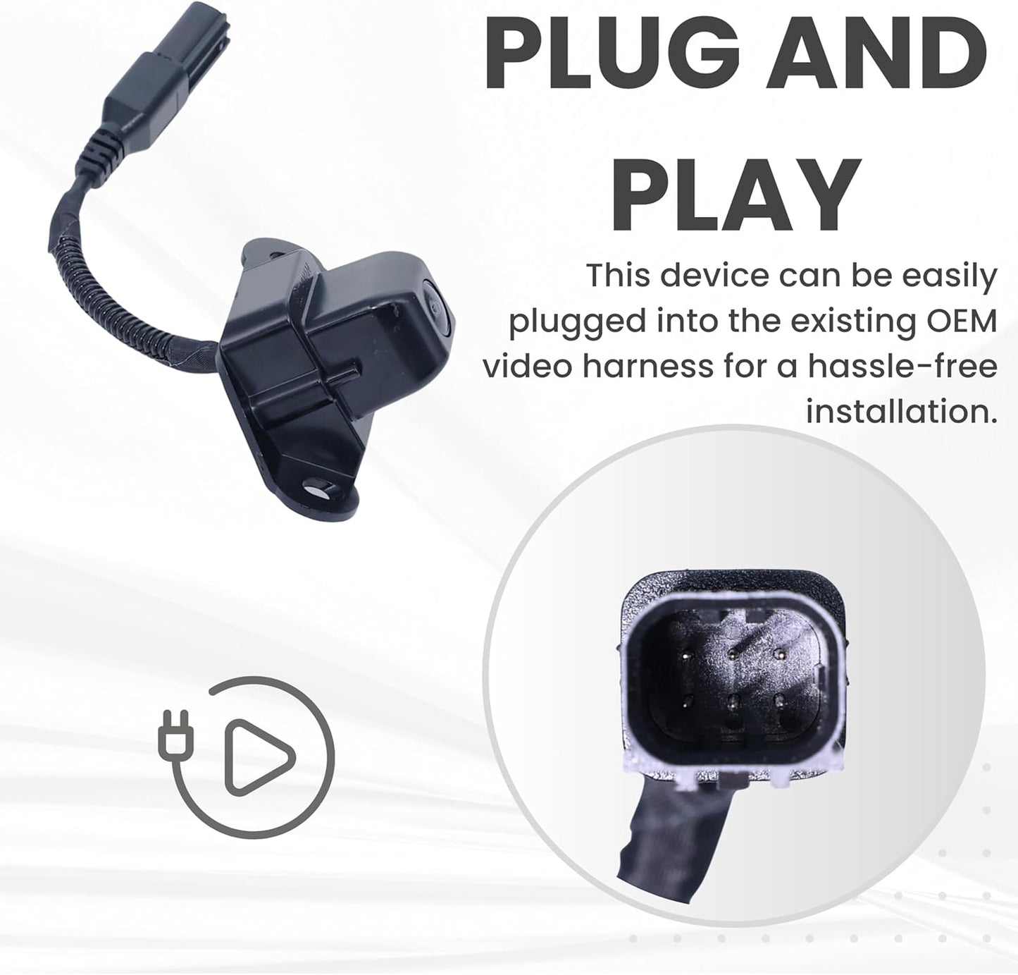 Backup Camera Replaces for 14-15 Toyota Tacoma 86790-04020 86790-04021