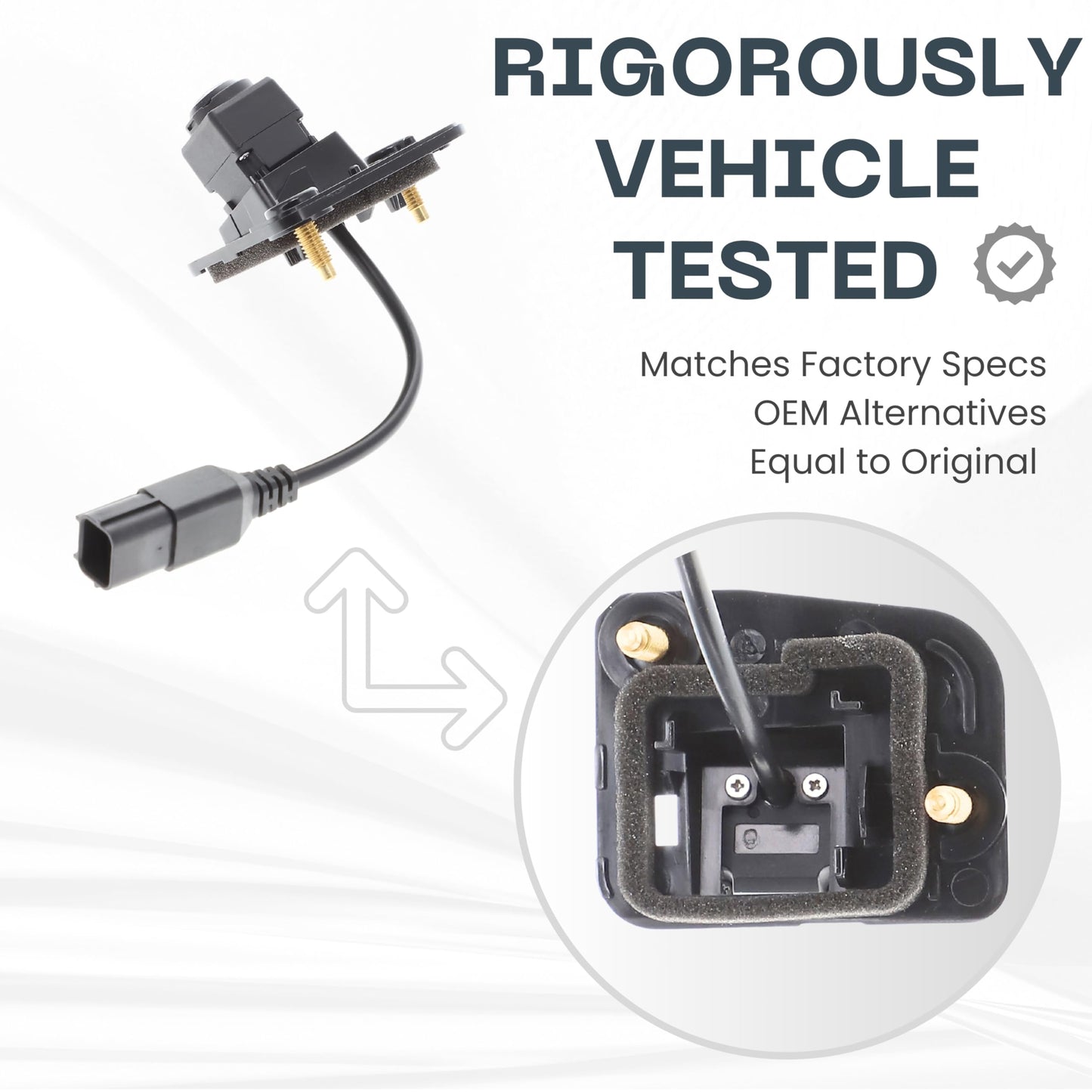 Backup Camera Replaces for 2014-2018 Nissan Versa Note w/AVM