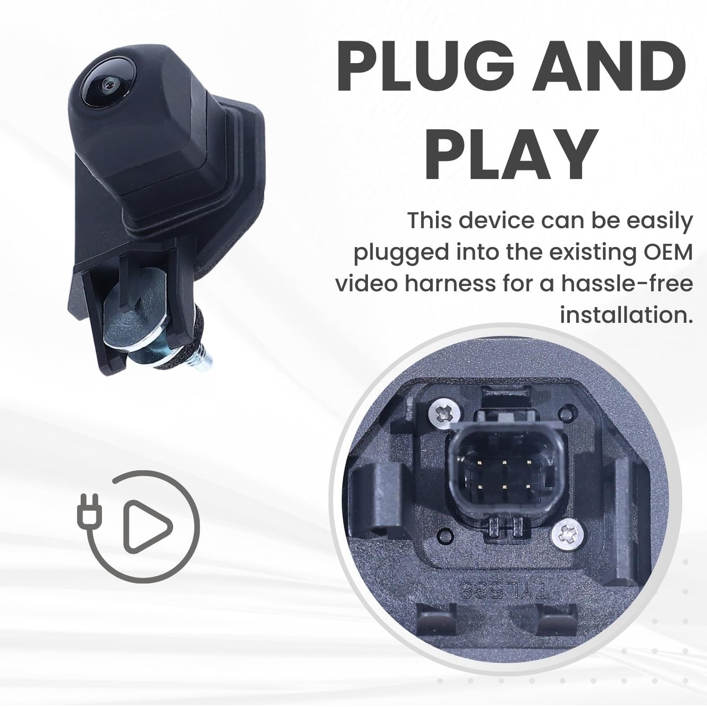 Backup Camera Replaces for 2012-2019 TOYOTA YARIS HATCHBACK