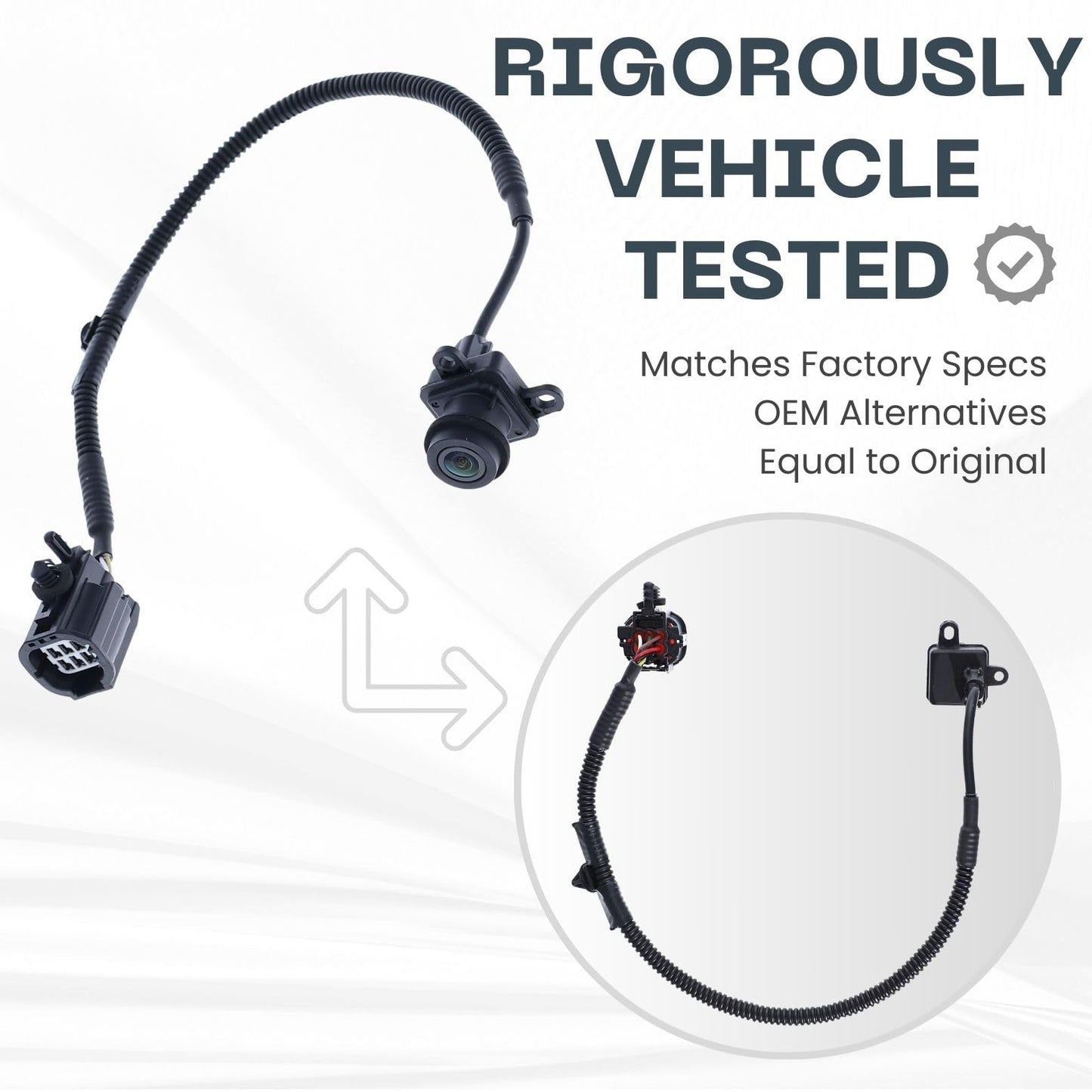 Backup Camera Replaces for 2009 2010 2011 2012 Dodge Ram 1500 2500 3500