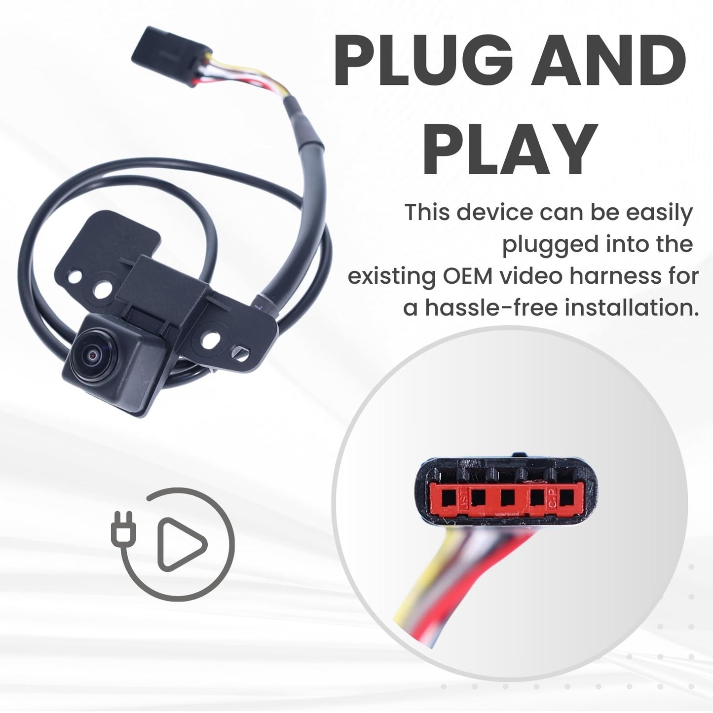 Backup Camera Replaces for 2018 2019 CHEVROLET TRAVERSE OE Part # 23165927