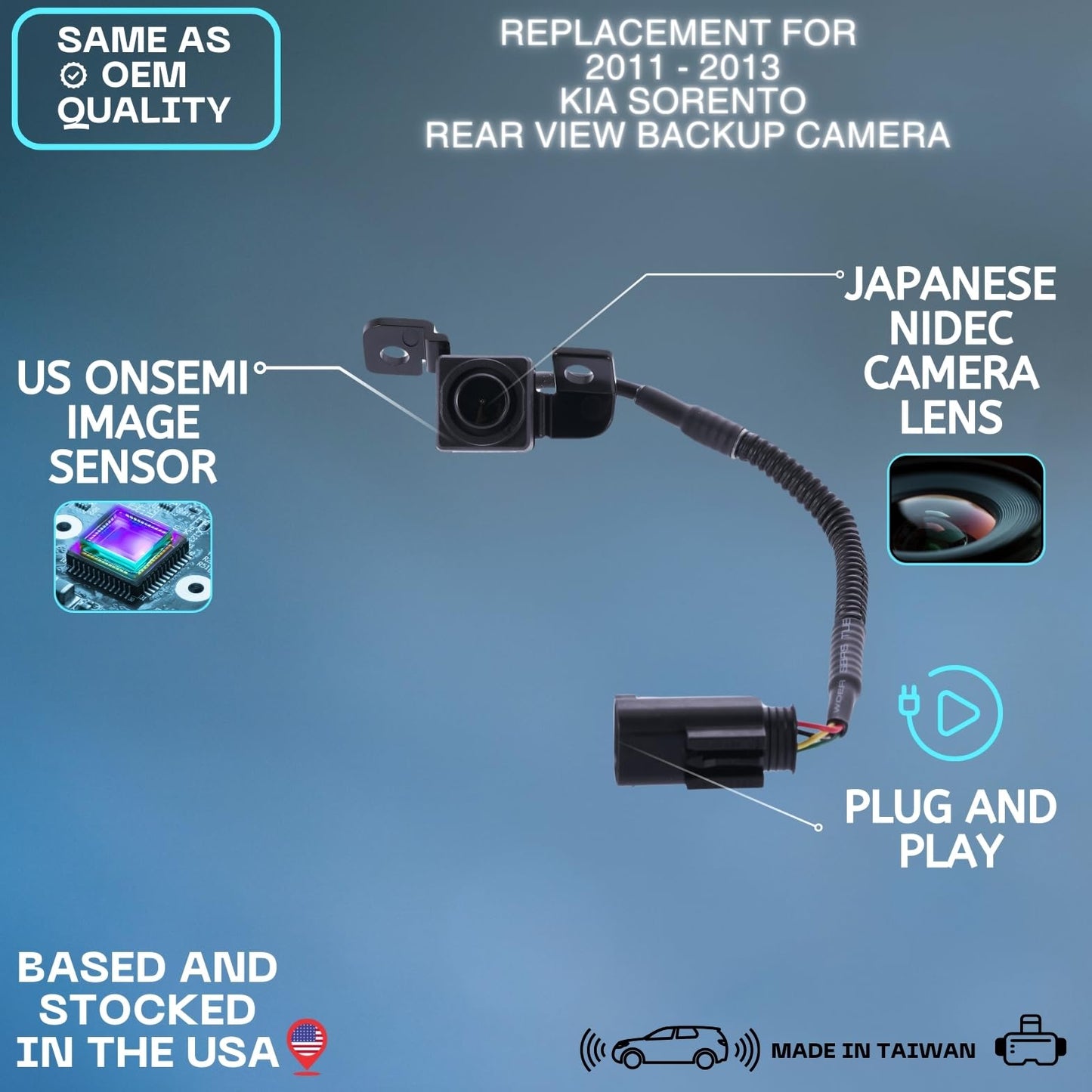 Backup Camera Replaces for 2011 2012 2013 KIA Sorento