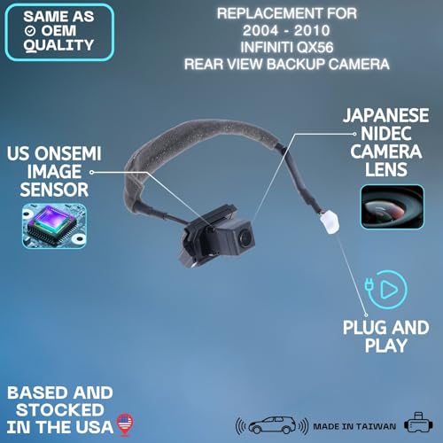Backup Camera Replaces for 04-10 Infiniti QX56 28442-7S110