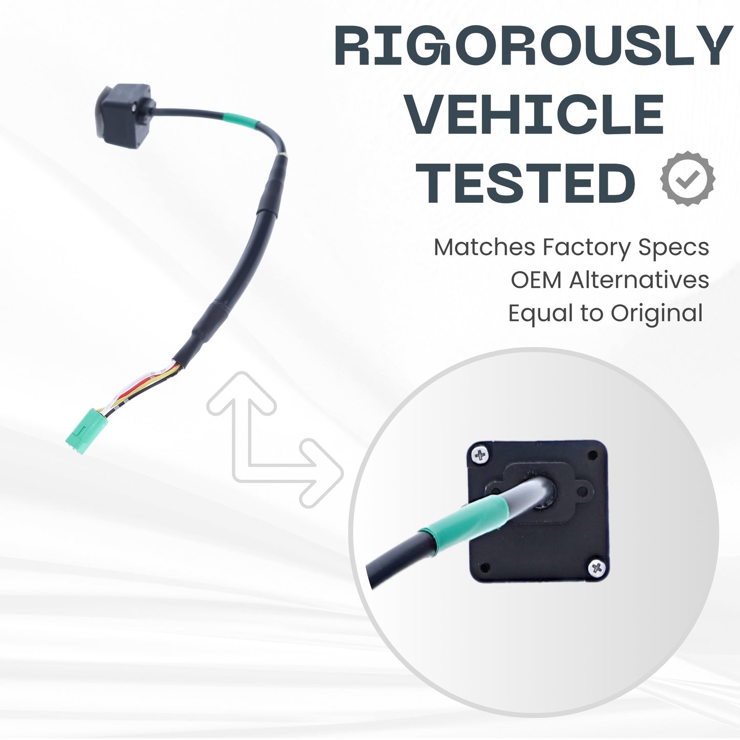 Backup Camera Replaces Infiniti QX30 | Nissan Altima, Juke, Kicks, Leaf, Murano, Quest, Rogue, Rogue Hybrid, Roque Sport, Qashqai Titan, Versa Note, Maxima, Frontier, Sentra OE Part # 284194BA1A