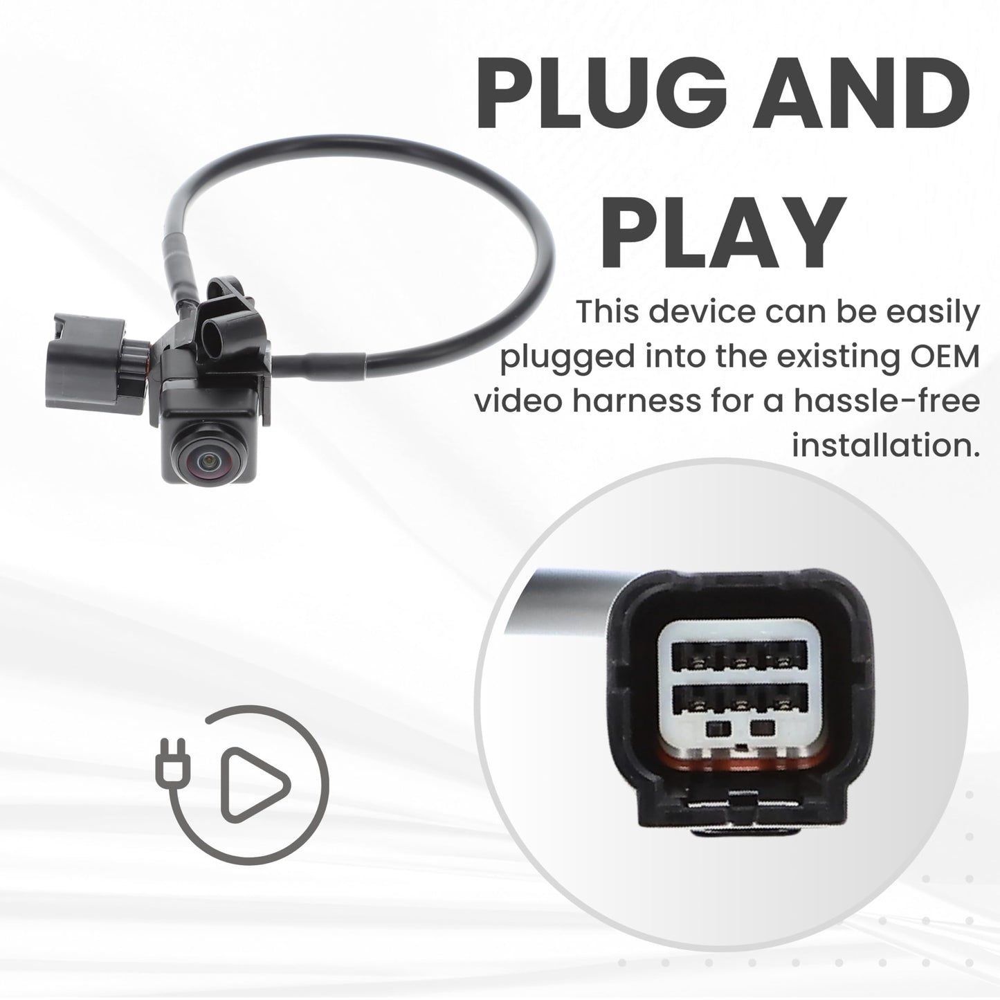 Right Side View Backup Camera Replaces for Honda CR-V Touring CR-V EX EX-L HR-V