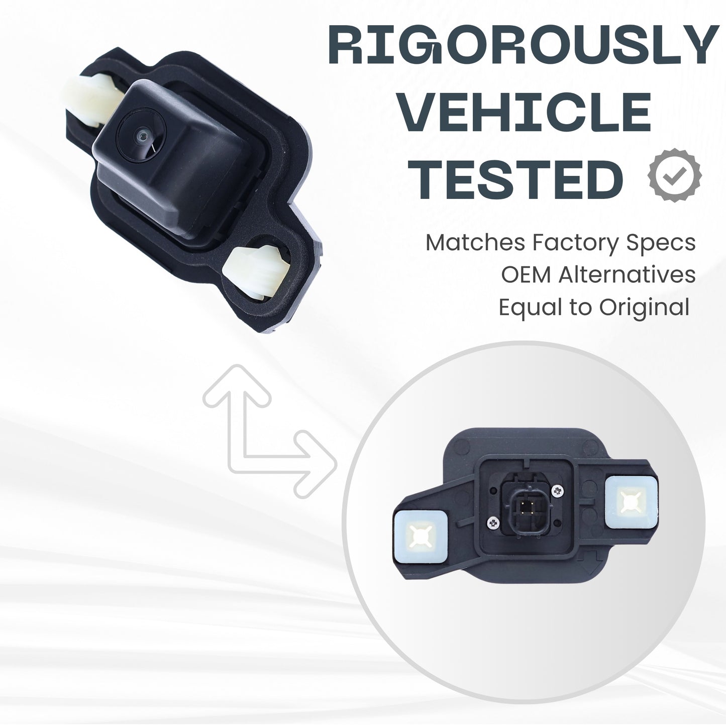 Backup Camera Replaces for 2008/04 2009 2010 2011/10 Toyota Alphard OE Part # 8679058111 867900P020 86790-58111 86790-0P020