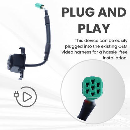 Backup Camera Replaces for 2018 2019 2020 TOYOTA CAMRY/HYBRID Left Side View