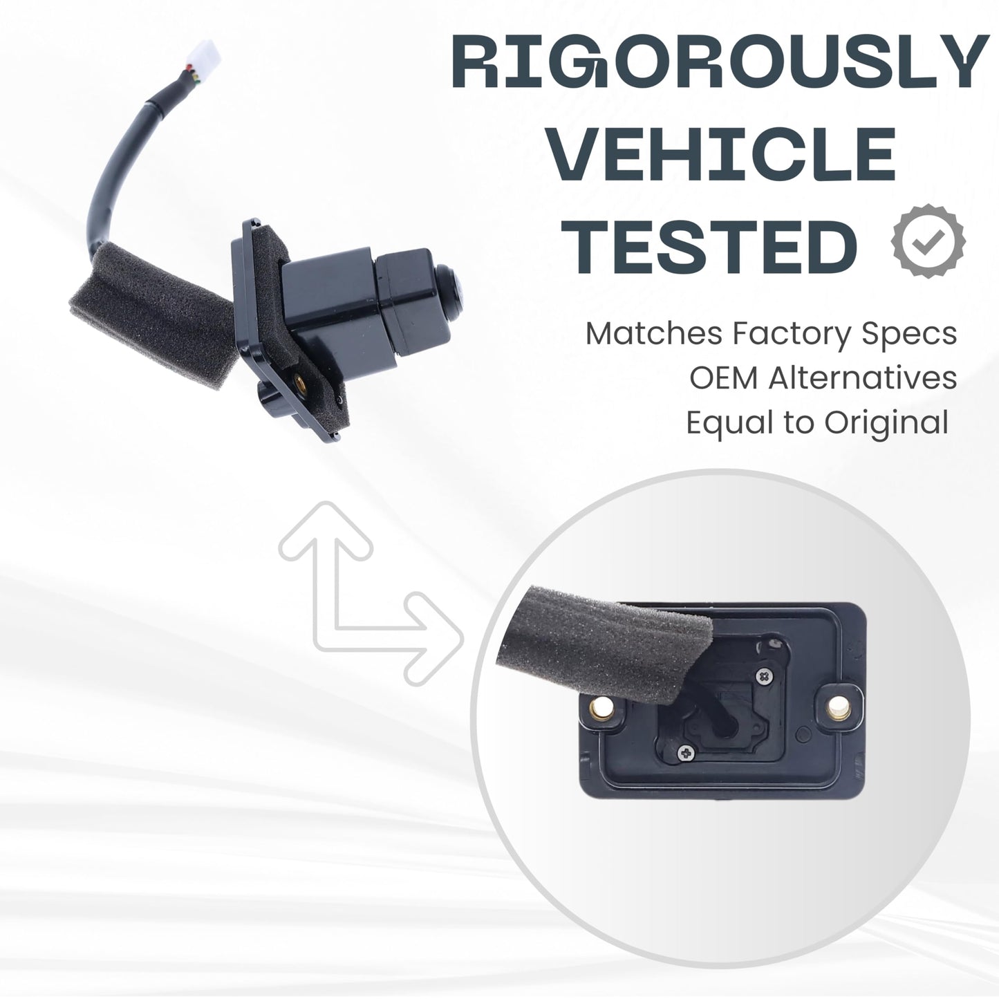 Backup Camera Replaces for 2016-2017 Infiniti QX50 w/o AVM OE Part # 28442-3WU1A