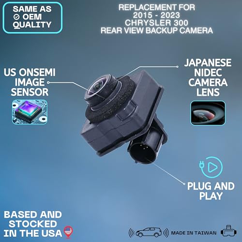 Backup Camera Replaces for 15 16 17 18 19 20 21 22 23 Chrysler 300