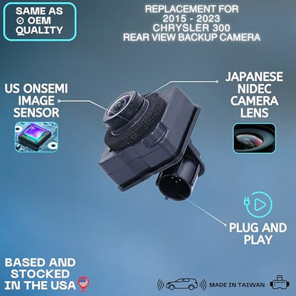 Backup Camera Replaces for 15 16 17 18 19 20 21 22 23 Chrysler 300