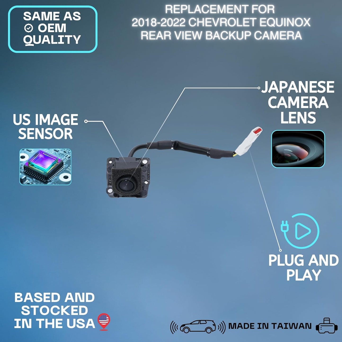 Backup Camera Replaces for 18-22 Chevrolet Equinox 23137305