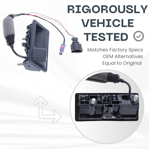 Backup Camera Replaces for Audi 09-16 A4/S4 SED/WGN | 13-16 A4 ALLROAD | 08-17 A5/S5 Coupe | 12-15 A6/S6 | 12-18 A7/S7 | 15-18 Q3 | 09-17 Q5/SQ5 | 13-16 Q5 Hybrid | 14-18 RS7 OE Part # 5N0827566AA