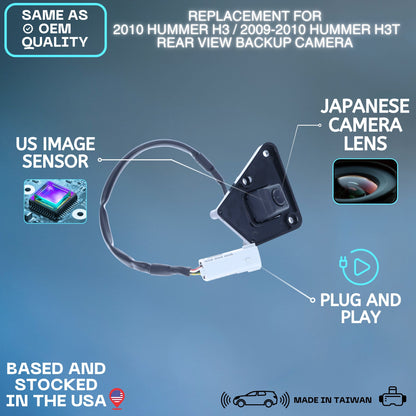 Backup Camera Replaces for 2010 Hummer H3 / 2009 2010 Hummer H3T OE Part # 25899107