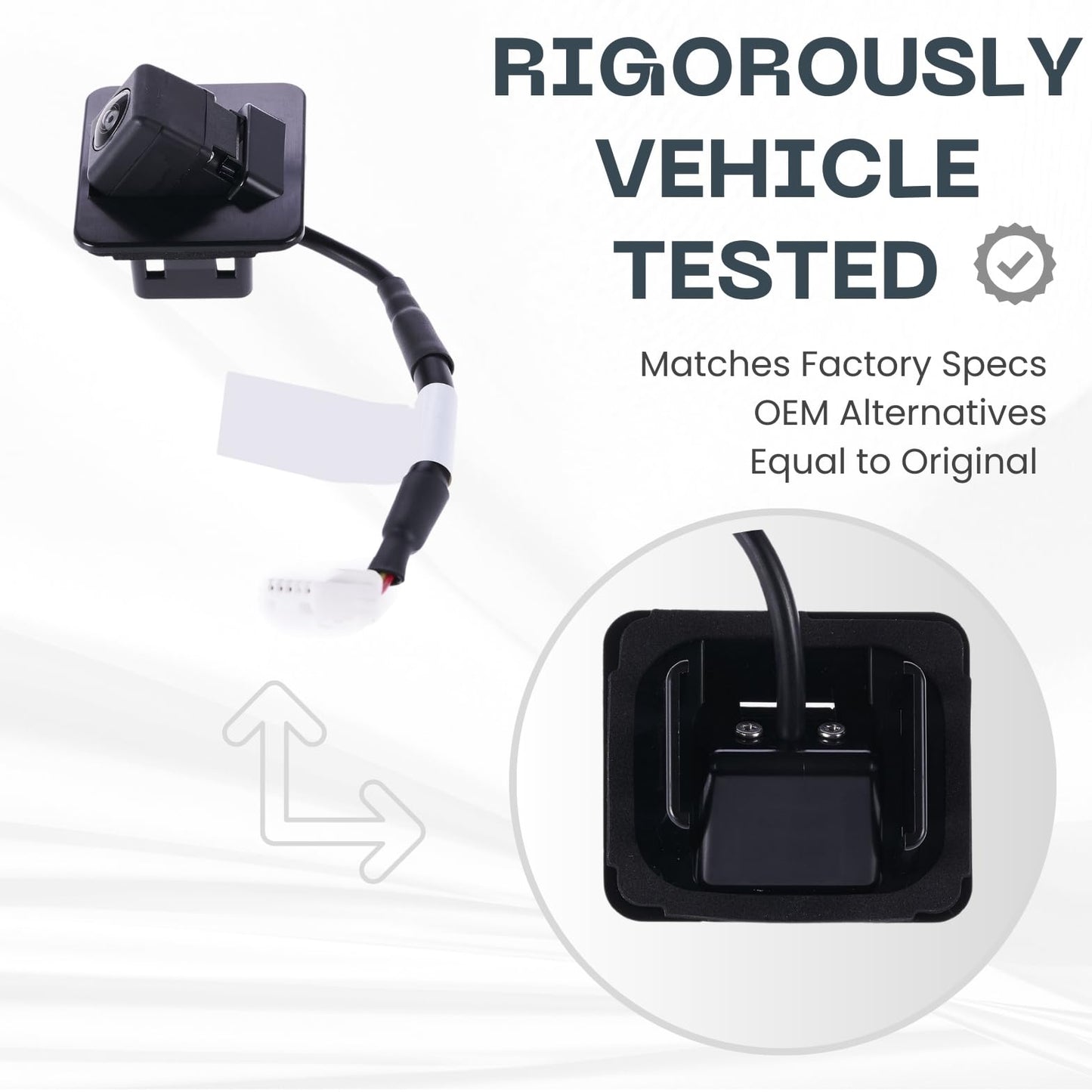 Backup Camera Replaces for 2017 2018 MAZDA 3 SEDAN OE Part# B61T67RC0 BALK67RC0