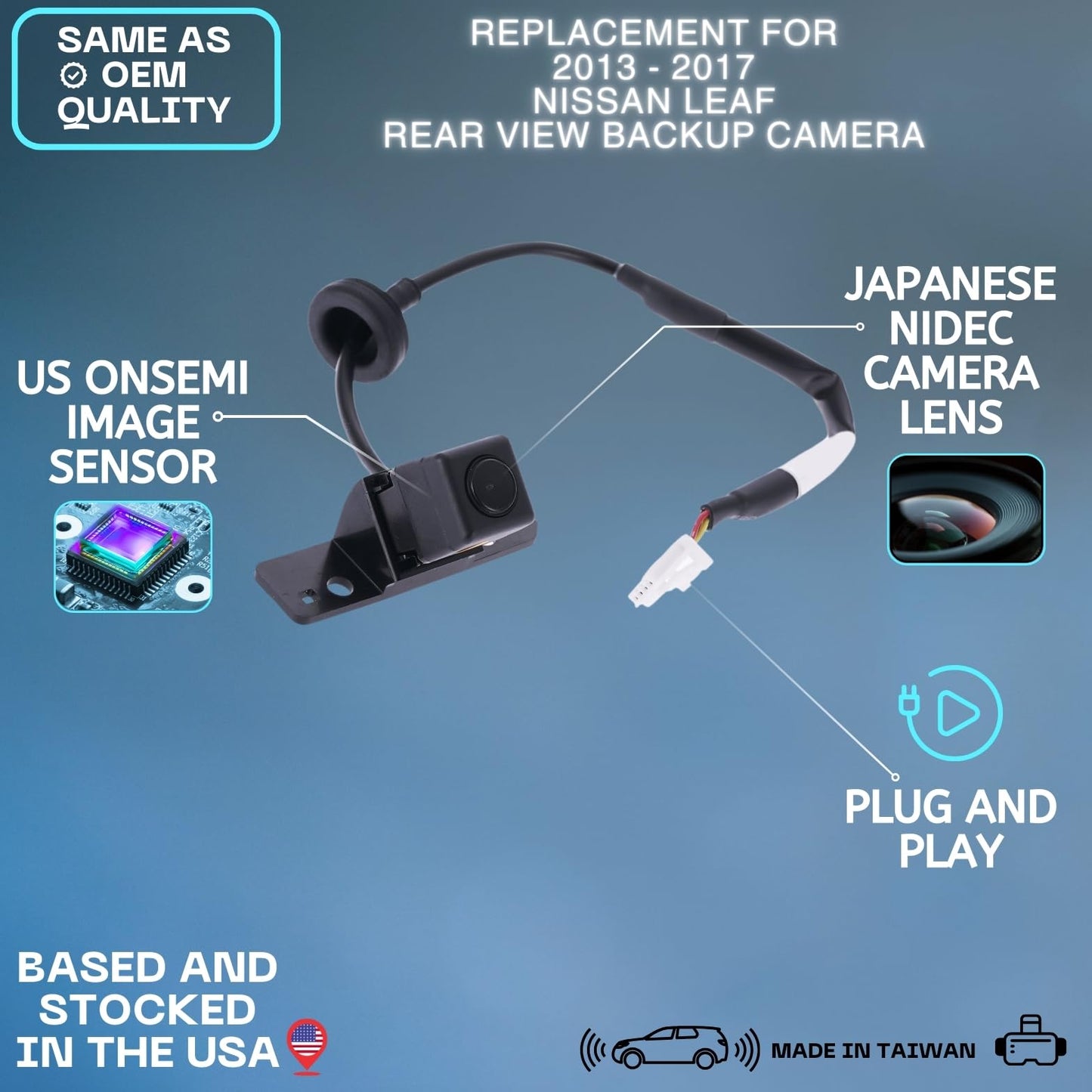 Backup Camera Replaces for 2013 2014 2015 2016 2017 NISSAN LEAF