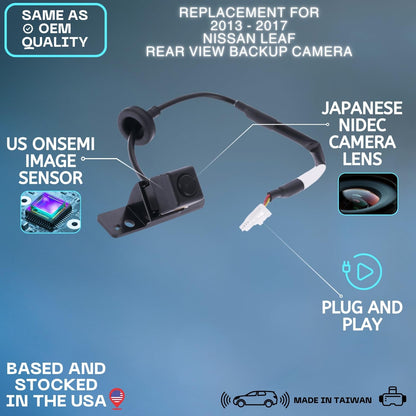 Backup Camera Replaces for 2013 2014 2015 2016 2017 NISSAN LEAF
