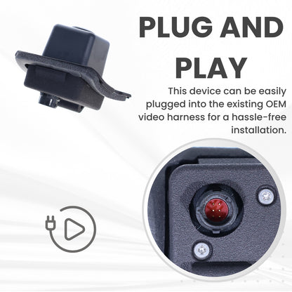 Backup Camera Replaces for Mercedes-Benz 2010 2011 ML450 Hybrid | 2006 2007 2008 2009 2010 2011 M-Class OE Part # 1648201697 1648200497