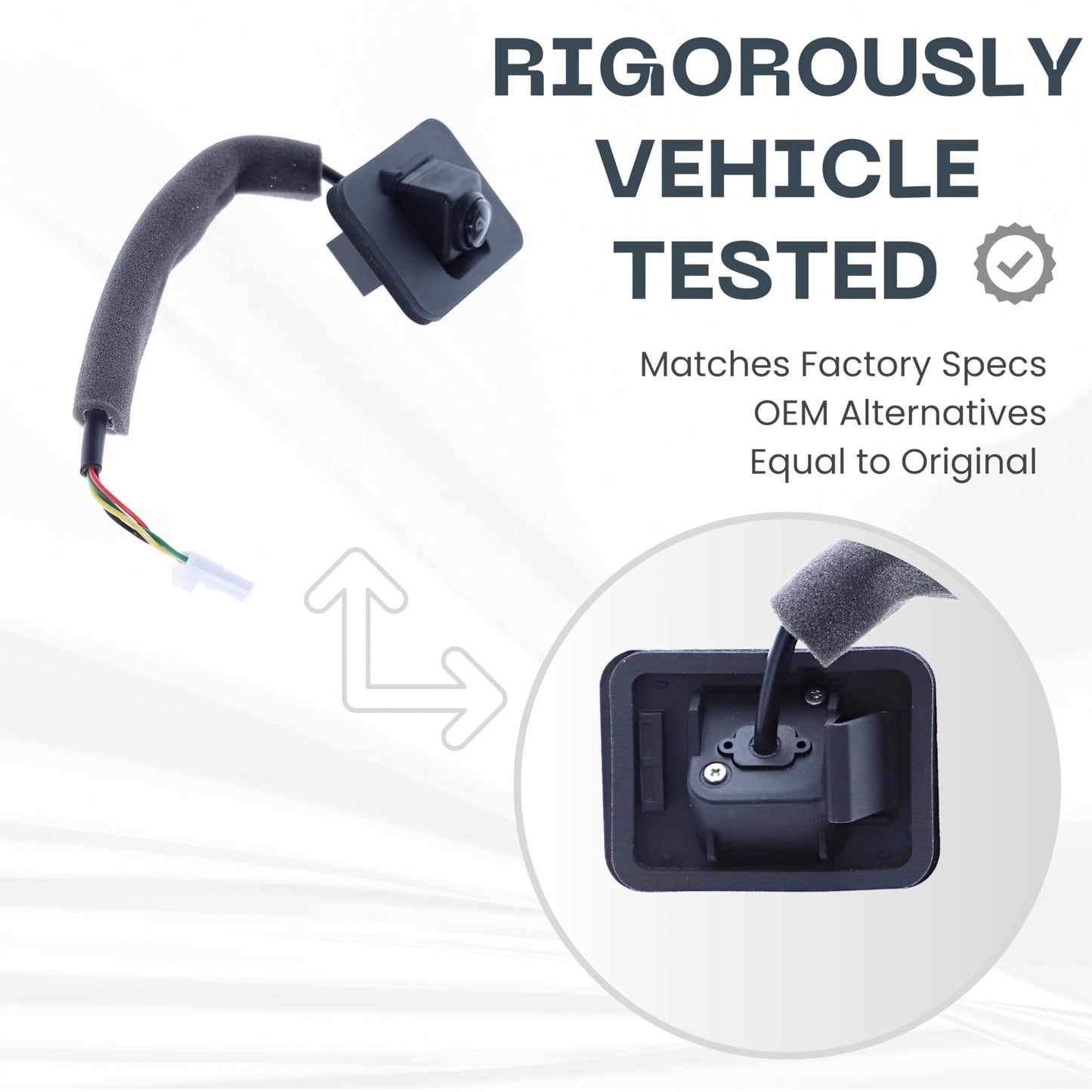 Backup Camera Replaces for 2019-2023 Nissan Altima w/o AVM