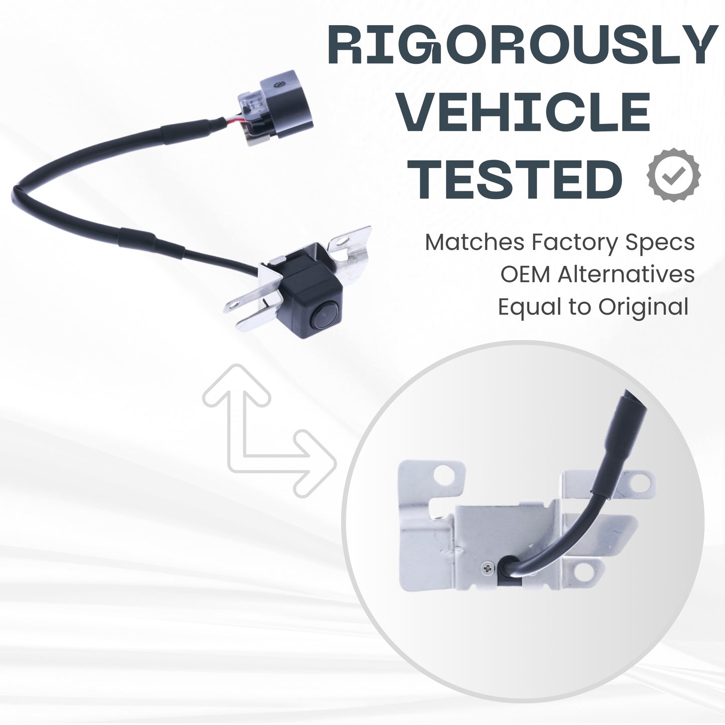 Backup Camera Replaces 2008 2009 Hummer H3 OE Part # 15874794