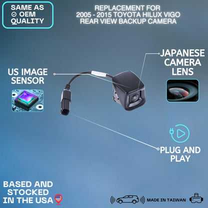 Backup Camera Replaces for 05-15 Toyota HILUX 86790-0K010