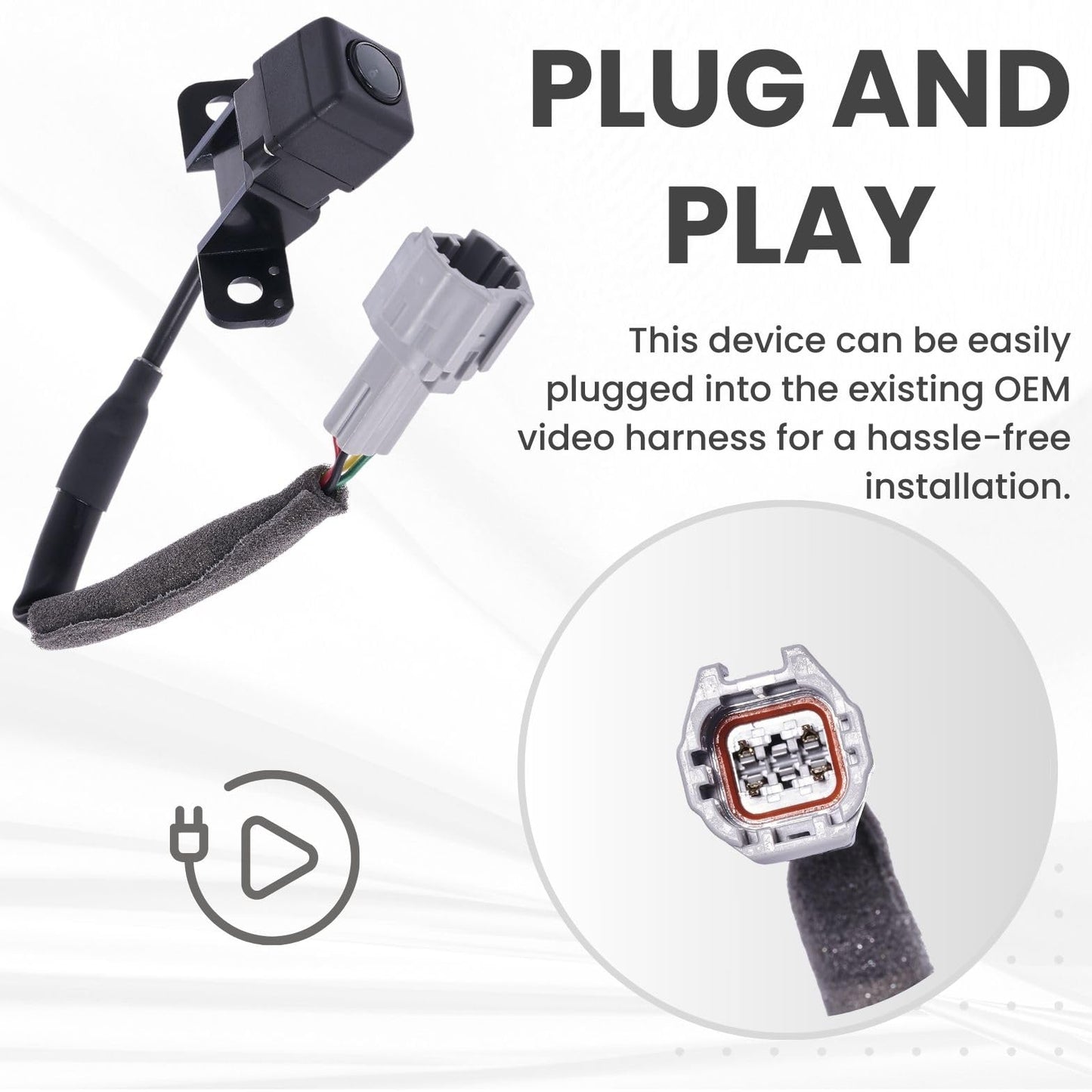 Backup Camera Replaces for 2013 2014 2015 2016 Hyundai Santa