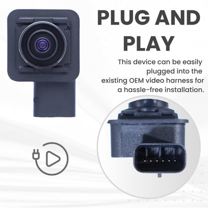 Backup Camera Replaces for 2020 2021 Ford Transit Passenger Van | 2021 Ford Transit Cargo Van/Crew Van OE Part # KK3Z19G490T KK3Z19G490D KK3Z19G490K KK3T19G490AD