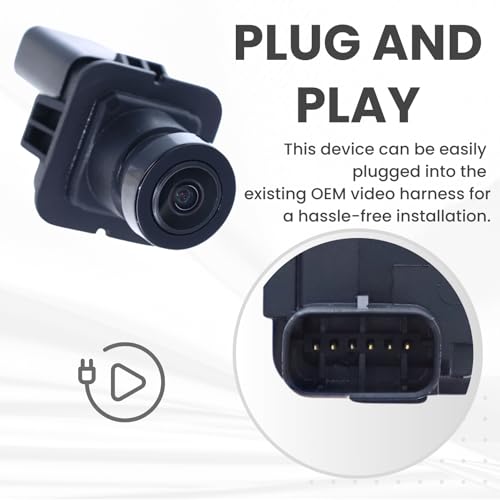 Backup Camera Replaces for 2015 2016 Ford F-250 / F-350 / F-450 Super Duty OE Part # FC3Z19G490B FC3T19G490AD FC3Z19G490A GC3Z19G490B