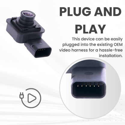 Backup Camera Replaces for 2016 2017 2018 2019 2020 Lincoln MKX OE Part # F2GZ19G490C F2GZ-19G490-C
