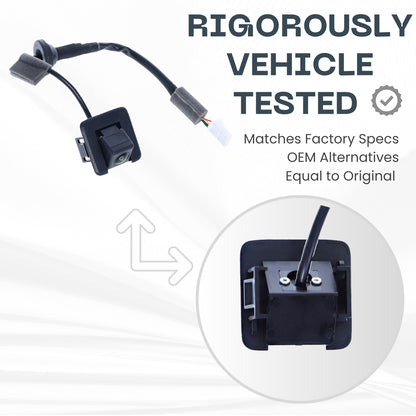 Backup Camera Replaces for 2017 2018 2019 2020 2021 2022 2023 Mazda CX-5 w/o AVM OE Part # K123-67-RC0 (K12367RC0)