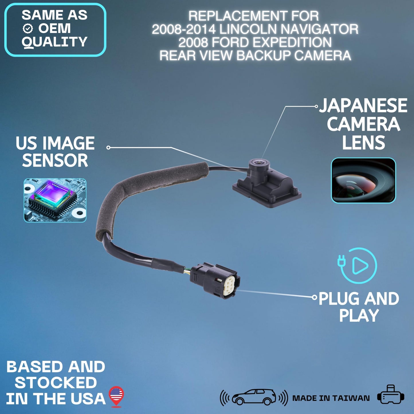 Backup Camera Replaces for 08-14 Lincoln Navigator FORD EXPEDITION 9L7Z-19G490-B