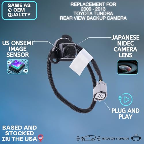 Backup Camera Replaces for 2009 2010 2011 2012 2013 Toyota Tundra