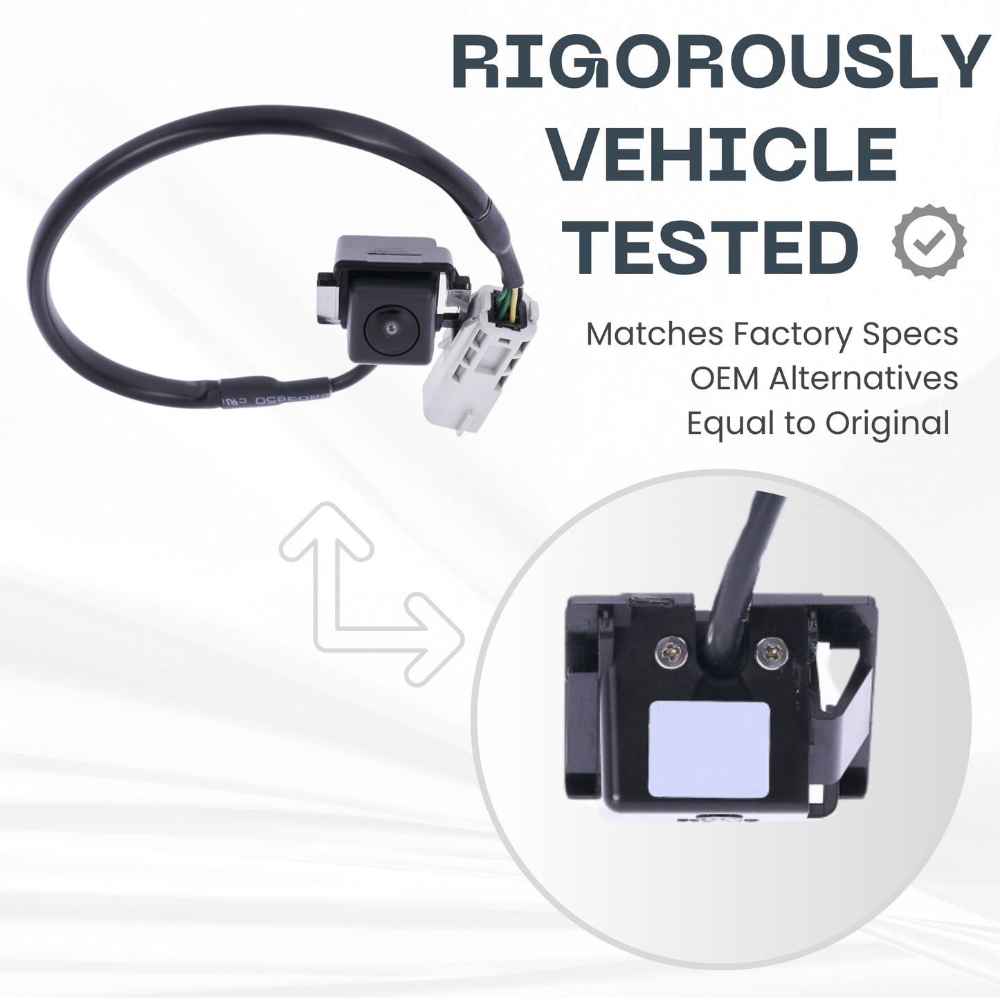 Backup Camera Replaces for 2017 2018 2019 2020 Chevy Sonic Sedan OE Part # 42348355