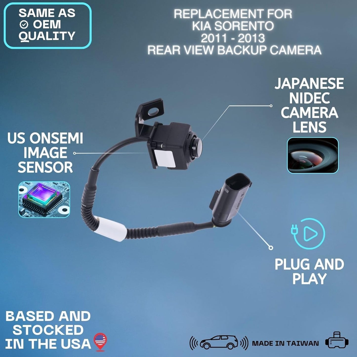 Backup Camera Replaces for 2011 2012 2013 Kia Sorento