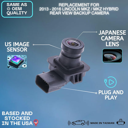 Backup Camera Replaces for 13-16 Lincoln MKZ EP5Z-19G490-A DP5Z-19G490-A