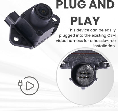 Backup Camera Replaces for 16-22 Jeep Grand Cherokee 68367609AA 68274727AB AC