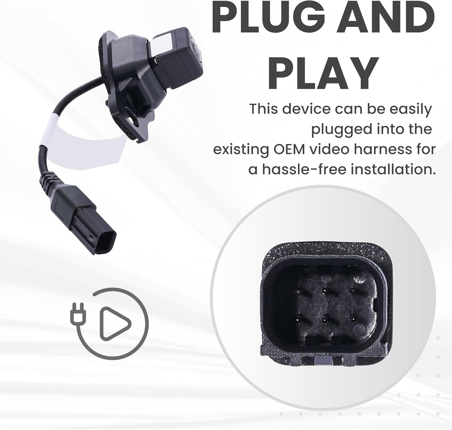 Backup Camera Replaces for 14-16 Toyota Highlander HIGHLANDER 86790-0E031/-030