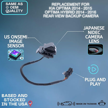 Backup Camera Replaces for 2014 2015 2016 Kia Optima