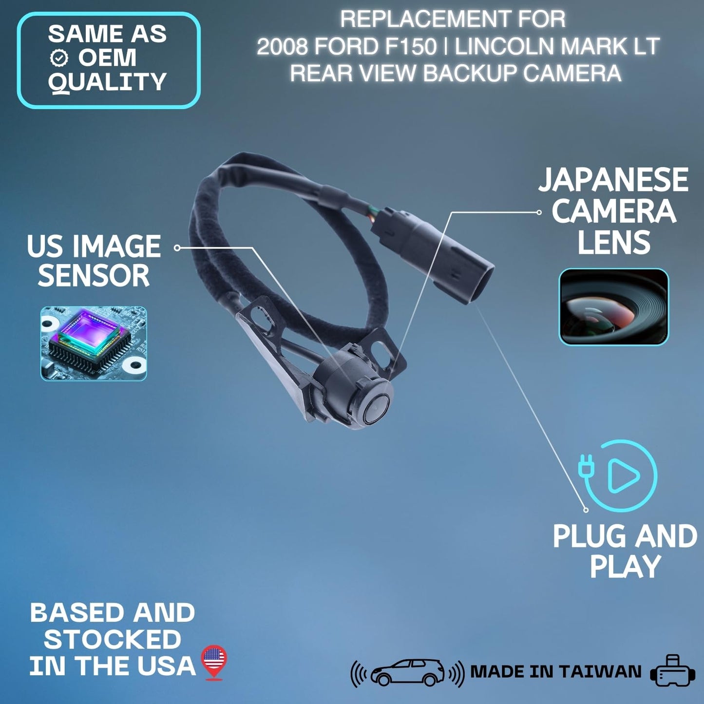 Backup Camera Replaces for 2008 FORD F150 | LINCOLN MARK LT