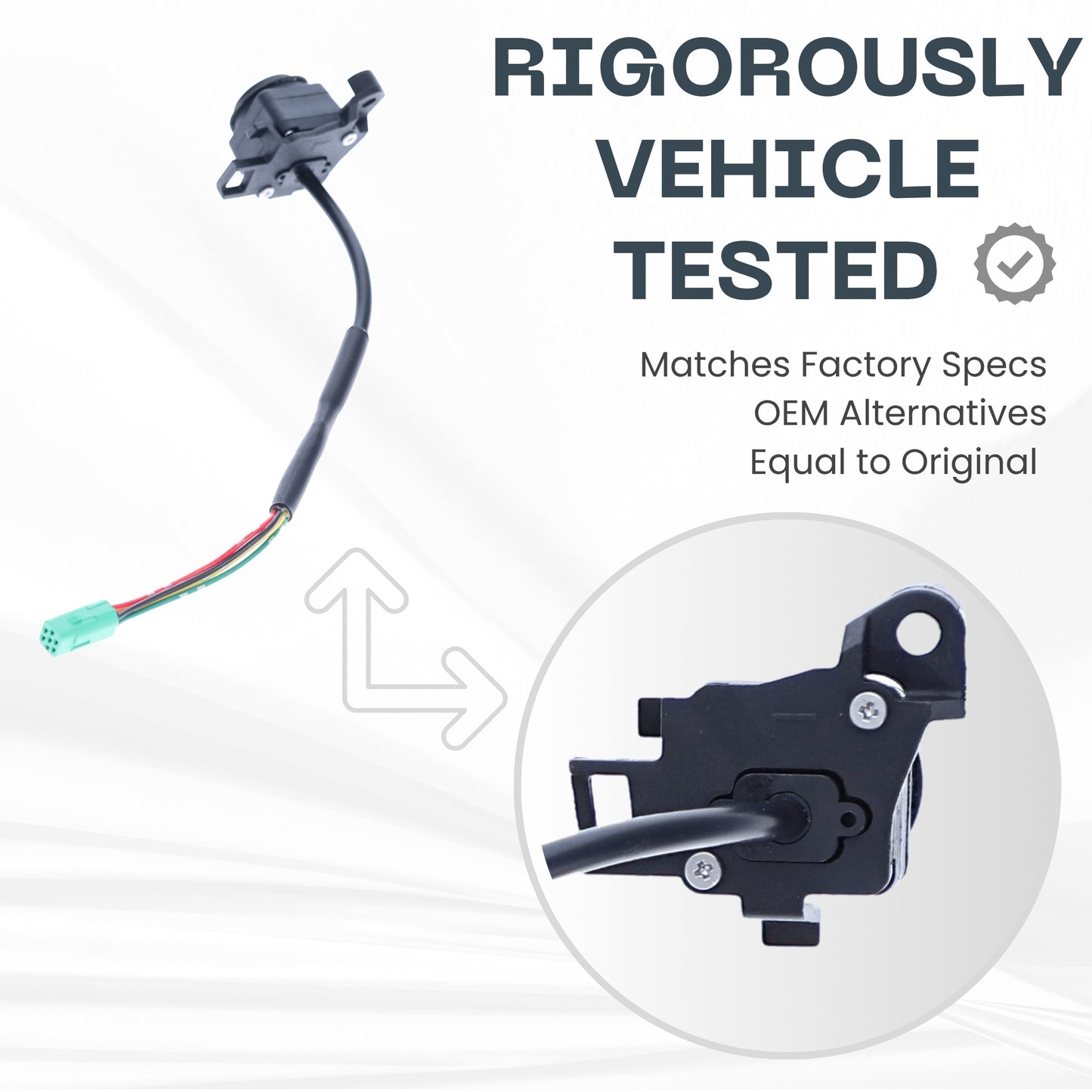 Left Side View Backup Camera Replaces for 2021 2022 2023 2024 Toyota Camry North America Built/Camry Hybrid OE Part # 8679006180 86790-06180