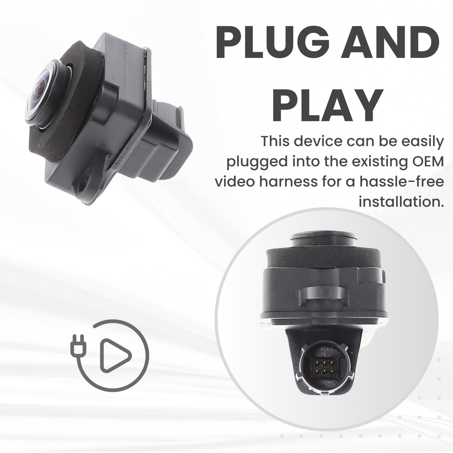 Backup Camera Replaces for 2017-2024 Alfa Romeo Giulia | 2017-2022 Giulia Quadrifoglio OE Part # 68505325AA 00505383650 68300393AA 00505620950