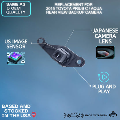 Backup Camera Replaces for 2015 Toyota Prius C/Aqua