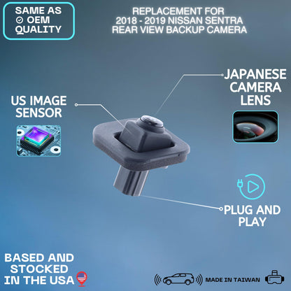 Backup Camera Replaces for 2018-2019 Nissan Sentra