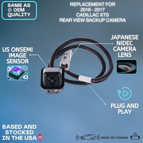 Backup Camera Replaces for 16-17 Cadillac XTS 84003129 23368296