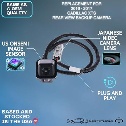 Backup Camera Replaces for 16-17 Cadillac XTS 84003129 23368296