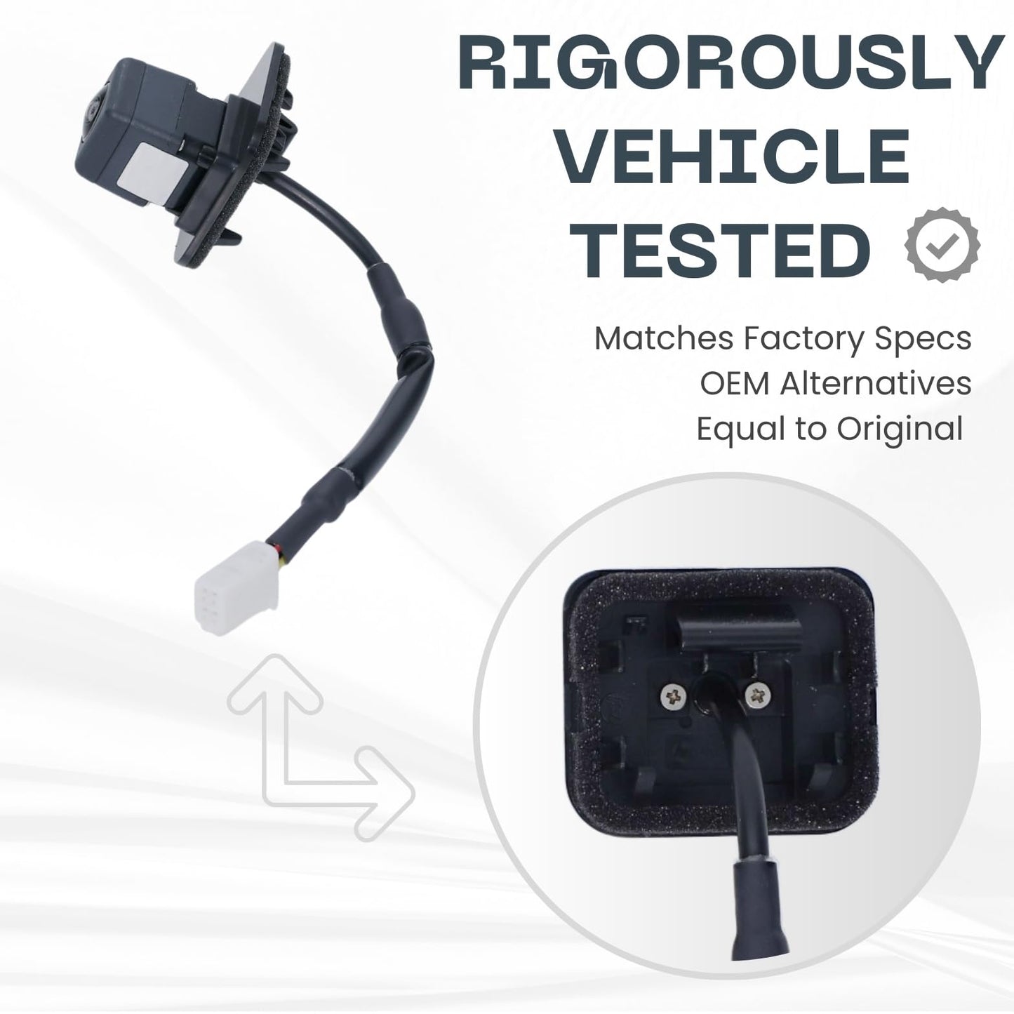 Backup Camera Replaces for 2016 2017 Subaru Legacy OE Part # 86267AL51A