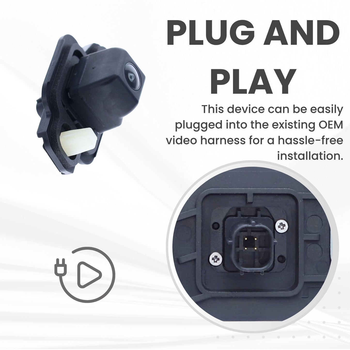 Backup Camera Replaces for 2008/04 2009 2010 2011/10 Toyota Alphard OE Part # 8679058111 867900P020 86790-58111 86790-0P020