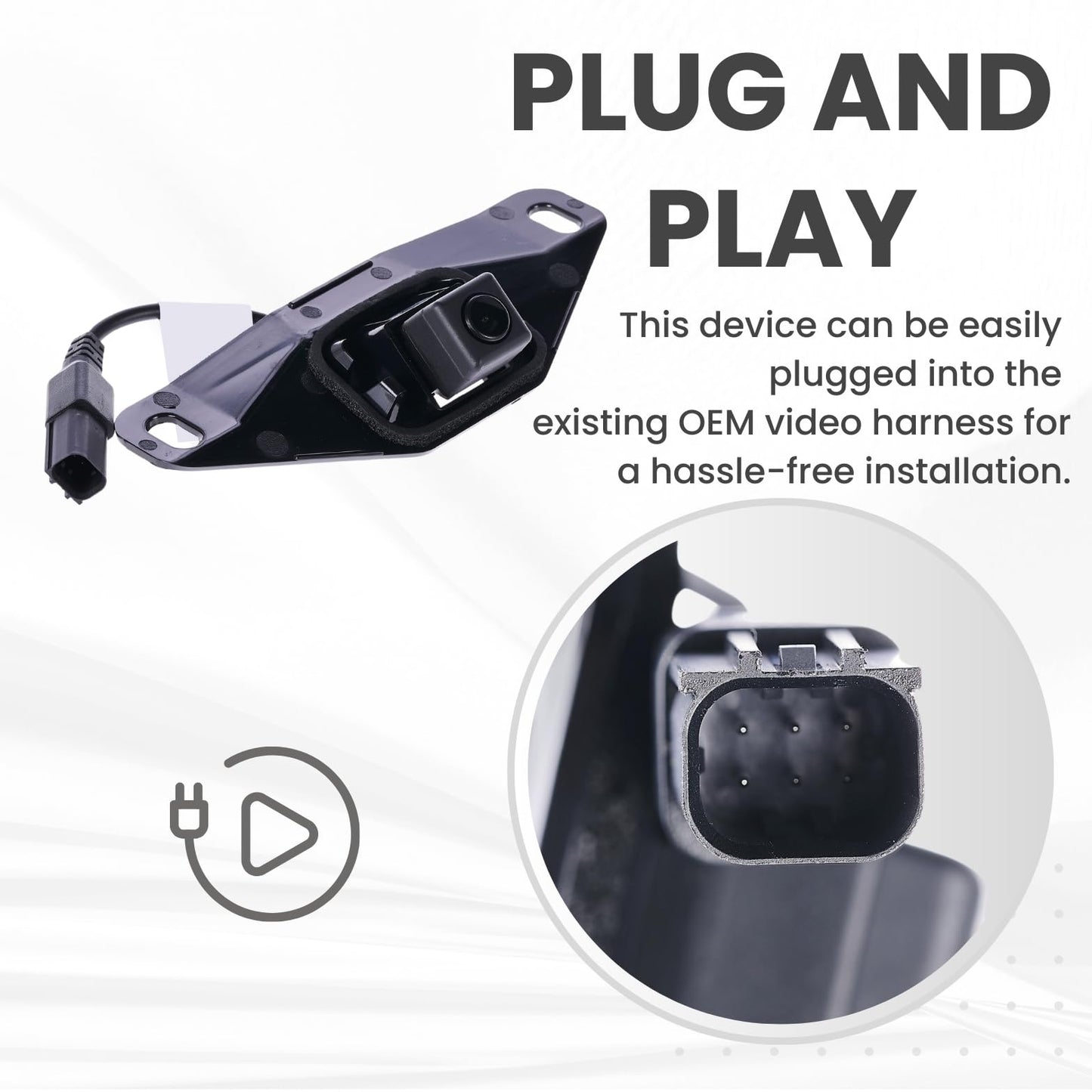 Backup Camera Replaces for 2013 2014 2015 TOYOTA SEQUOIA OE Part# 867900C010