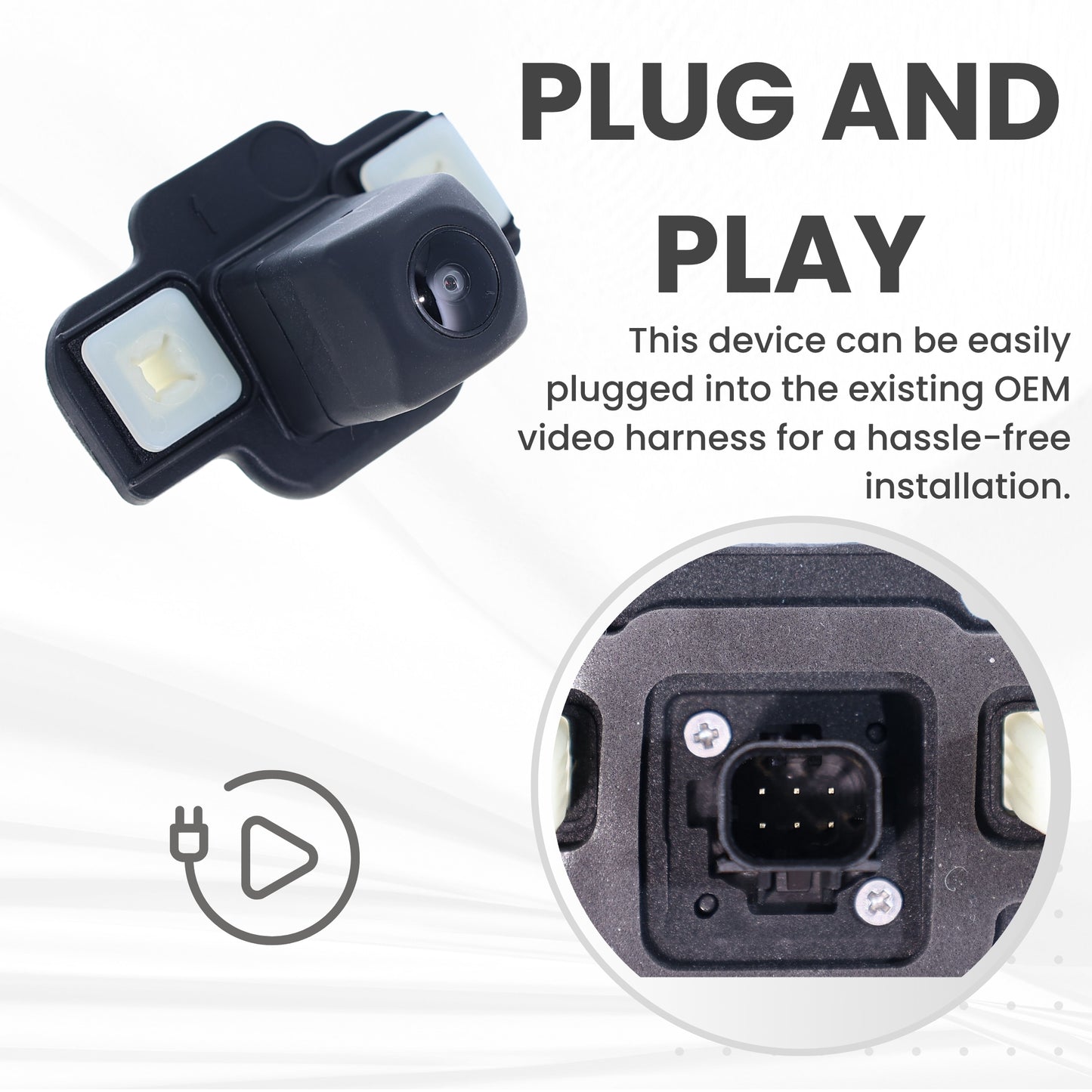 Backup Camera Replaces for 2019 2020 2021 Toyota RAV4 | 2019 2020 2021 2022 RAV4 Hybrid | 2021 RAV4 Prime | 2022 Corolla Cross L, LE OE # 867900R120, 8679042120, 867900A010