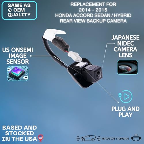 Backup Camera Replaces for 14-15 Honda ACCORD 39530-T2A-A71